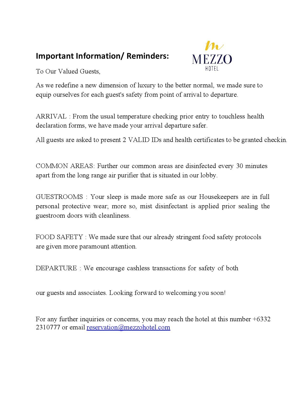 Mezzo Hotel Cebu Eksteriør billede